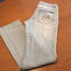 Michael Kors Jeans Light Wash Distressed Size 4
